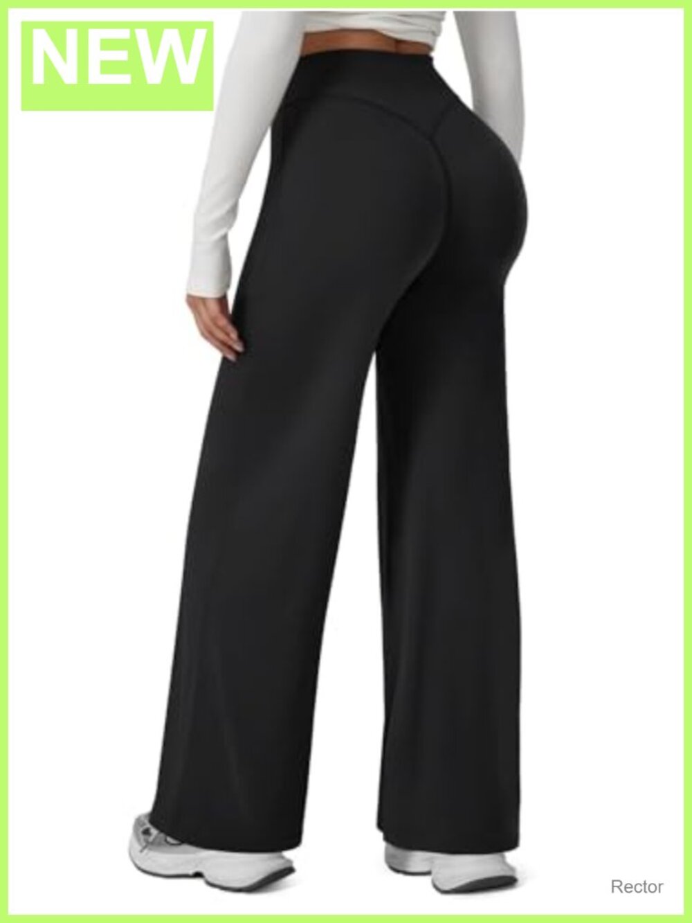 High Waisted Wide Leg Yoga Pants Booty Enhancing Tummy Control Leggings